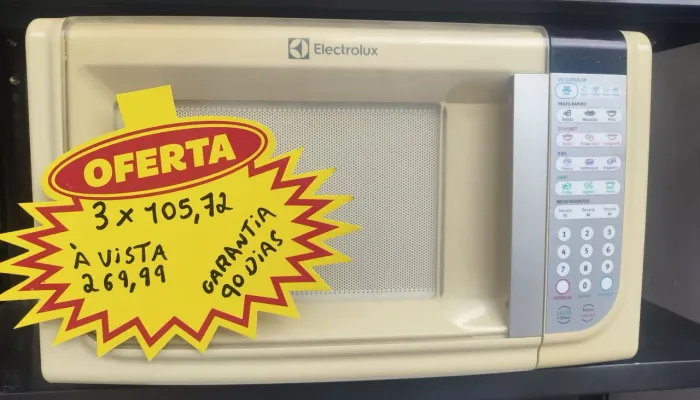 Microondas Electrolux funcionando perfeitamente 