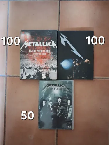 Metallica DVDs ao vivo