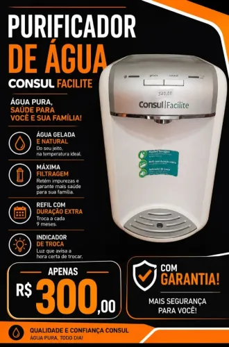 Purificador de água Consul