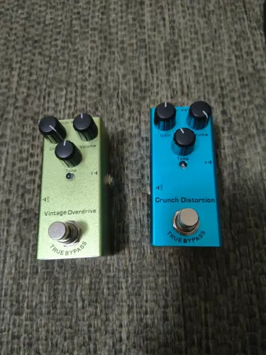 Pedal Guitarra Vintage Overdrive e Chunch Distortion