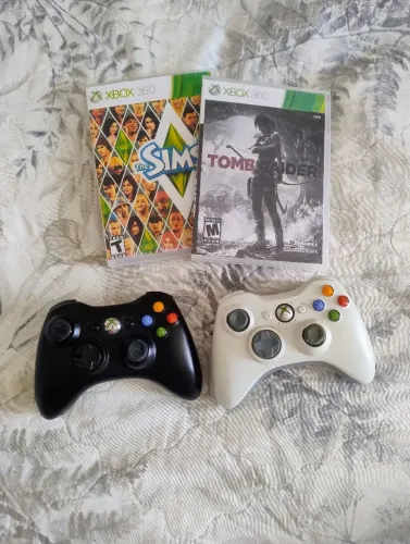 2 Manetes/Controles XBOX 360 SEM FIO