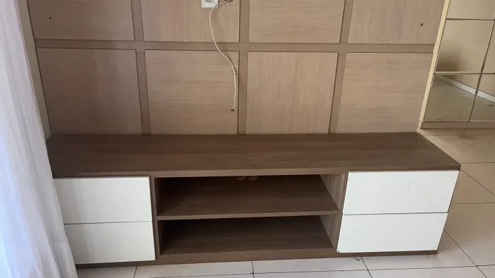 Rack com painel