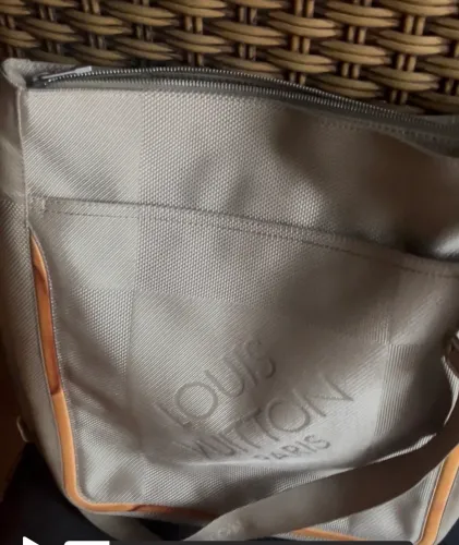 bolsa Louis Vuitton original, linha messenger Geant Damier - aceito contra oferta