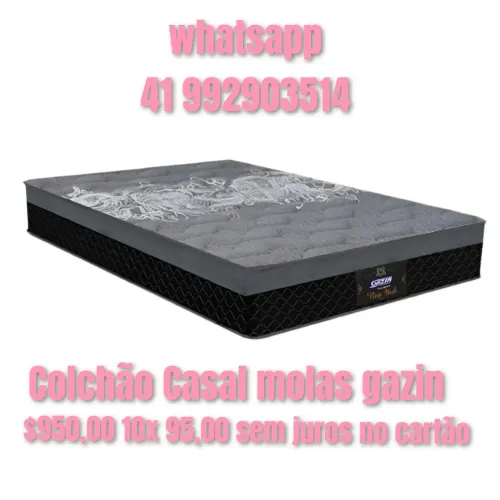  Colchão Casal Gazin New York molas ### 10x sem juros no cartão 
