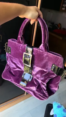 Bolsa roxa grande 