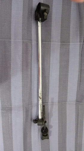 Kit Haste Para Bateria Eletrônica Prateado (Usado)