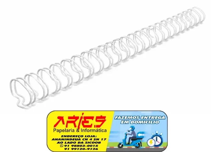 WIRE-O 2X1 A4 BRANCO 5/8 PARA 120 FLS MARPAX WR6259