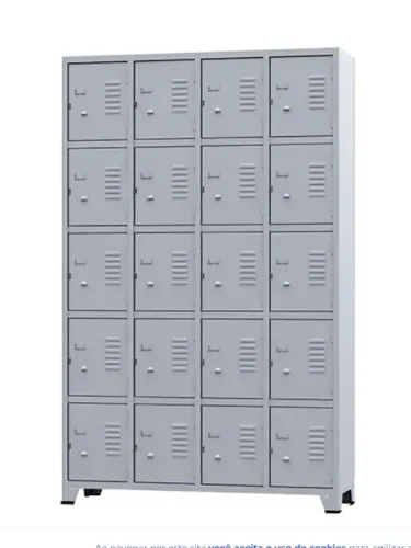Roupeiro/Armário de aço 20 portas - entrega gratis