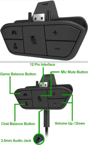 Adaptador Fone P2 Xbox One