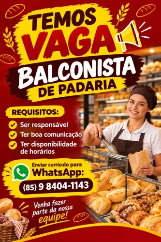 Vaga para Balconista