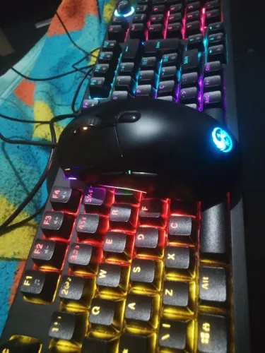 Teclado mecânico e mouse Bk08 Fire Phoenix