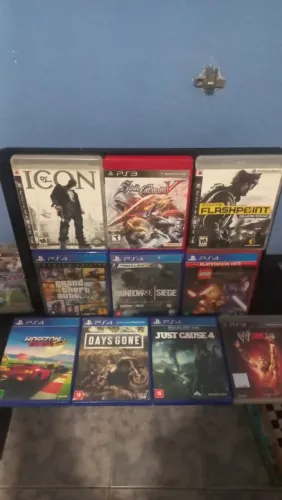 jogos PS4 e Ps3 
