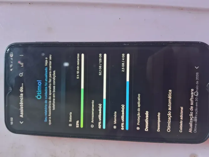 Celular a14 128 GB Samsung seminovo zerado