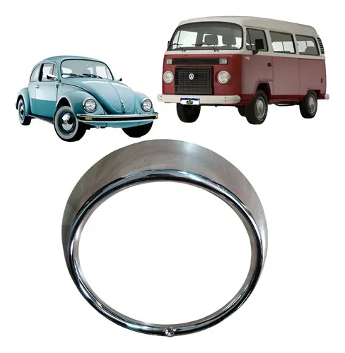 Aro Farol Vw Kombi Fusca 1976 A 2014 Cromado