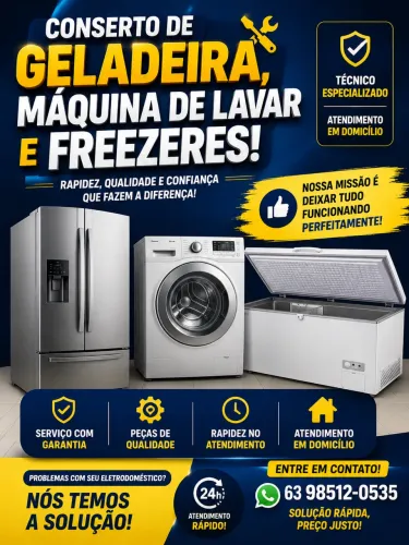 Geladeira e freezeres