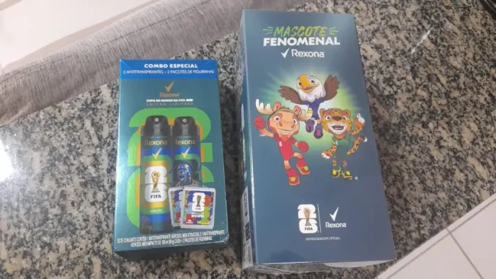Combo Mascote FIFA COPA 2026 Lacrado + KIT Desodorantes e figurinhas