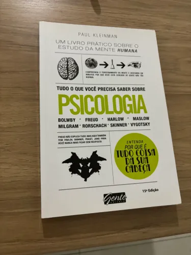 Livro tudo que você precisa saber sobre a psicologia