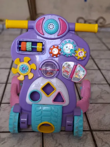 Andador Infantil Bebê Piloto Educativo 2 em 1 da TaTeTi (Calesita) 
