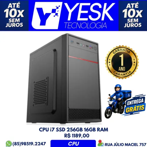 PROMOÇÃO CPU i7 NOVA GARANTIA DE 1 ANO