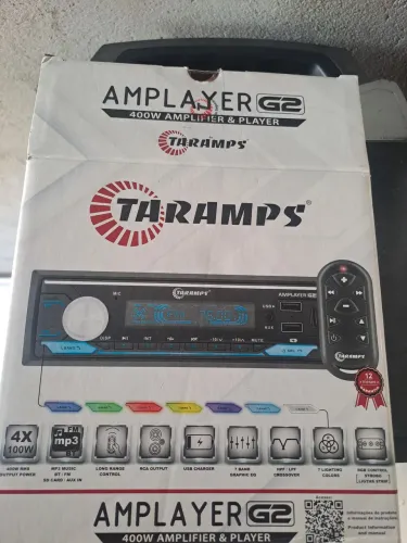 Toca cd Taramps Amplayer 400W