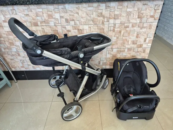 Carrinho bebê Travel System Mobi Trio Safety 1st 0 até 15kg