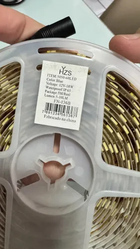 Fita LED 5050 12V IP65 à prova d'água 5m