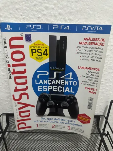 Revista PlayStation Oficial Nº 184 - Especial Lançamento PS4 e Jogos | Editora Europa