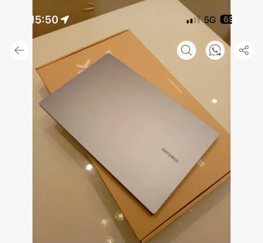 Notebook seminovo Samsung Book 4 256gb 8 ram por R$ 2.500,00