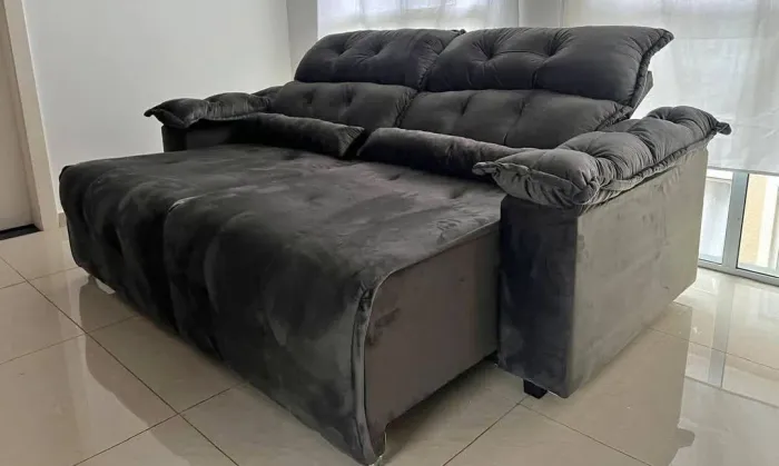 PROMOÇÃO estofados retrátil e reclinável 2,10m