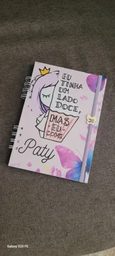Caderno para receitas personalizado