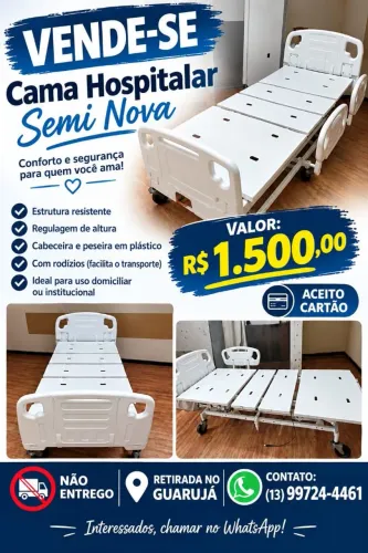 Cama articulada, para idoso