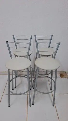 Kit 4 Cadeiras para bancada