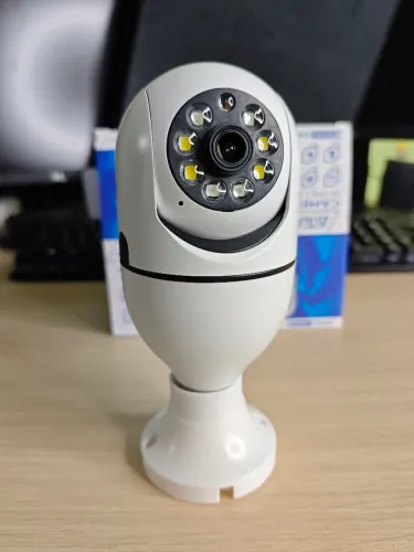 ? Câmera IP PTZ Wi-Fi 360° Full HD + Visão Noturna + Áudio
