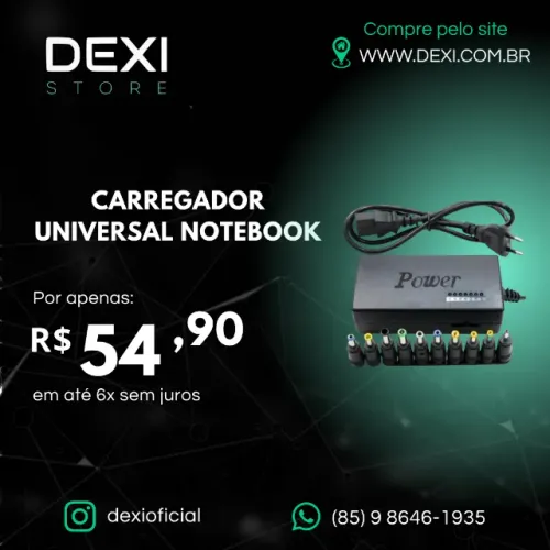 CARREGADOR UNIVERSAL NOTEBOOK