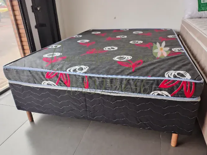 CAMA BOX CASAL DISPONÍVEL À PRONTA-ENTREGA