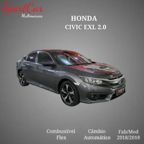 Honda Civic Sedan EXL 2.0 Flex 16V Aut.4p 2018