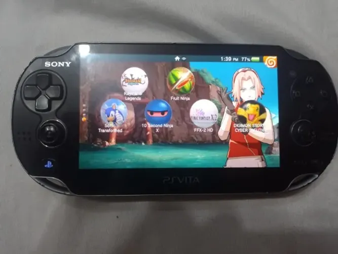 PS Vita, 128GB, 2000 Jogos, Carregador Original, Parcelo, Aceito troca