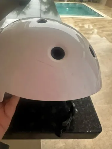 CAPACETE BRANCO INFANTIL