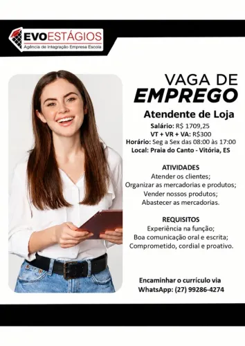 Atendente de loja