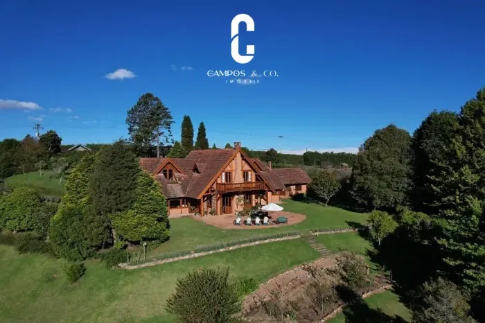 Casa de Campo à Venda em Campos do Jordão, Morro da Pedra do Fogo, Campos do Jordão - SP