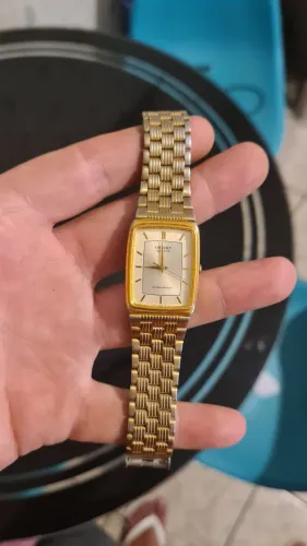 Relógio Orient Quartz Vintage Dourado 100% Original - Ref. KYB05JL8-20