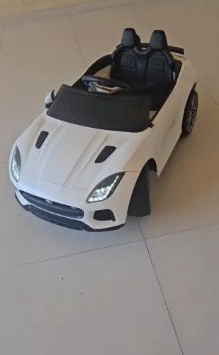 Carro Elétrico Infantil Jaguar Branco Bandeirante