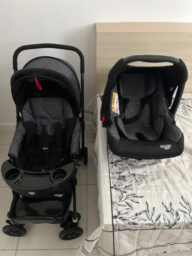 Vendo carrinho + bebe conforto Cosco Kids