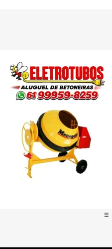 Aluguel de betoneira Planaltina DF