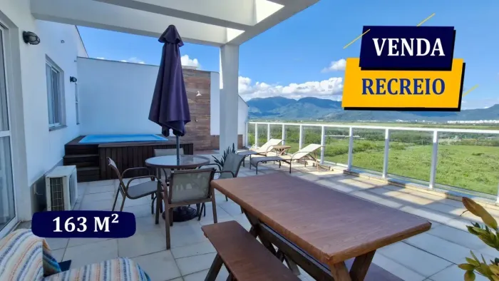 RECREIO PONTAL OCEÂNICO CONDOMINIO RESORT FRAMES COBERTURA PANORÂMICA 3 QUARTOS 2 SUÍTES 2