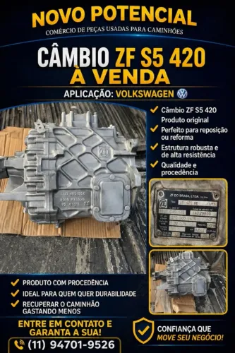 CAMBIO ZF S5 420 HD REVISADO
