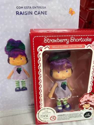 Boneca Moranguinho Planeta Deagostini | Strawberry Shortcake - Raisin Cane