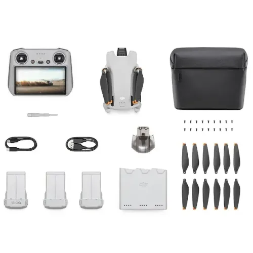 Drone DJI Mini 3 Combo - Anatel, 1 ano de garantia