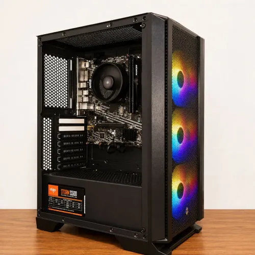 PC Gamer Completo AMD RYZEN 5 5600GT, 16GB DDR4,1TB, 500W