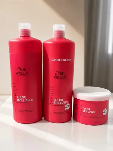 Kit Wella Professionals Invigo Color Brilliance - Shampoo + Condicionador + Máscara